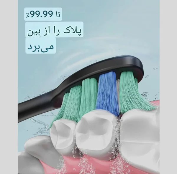 مسواک برقی Fhylian مدل H15 به همراه 8 سری یدک - تصویر 10