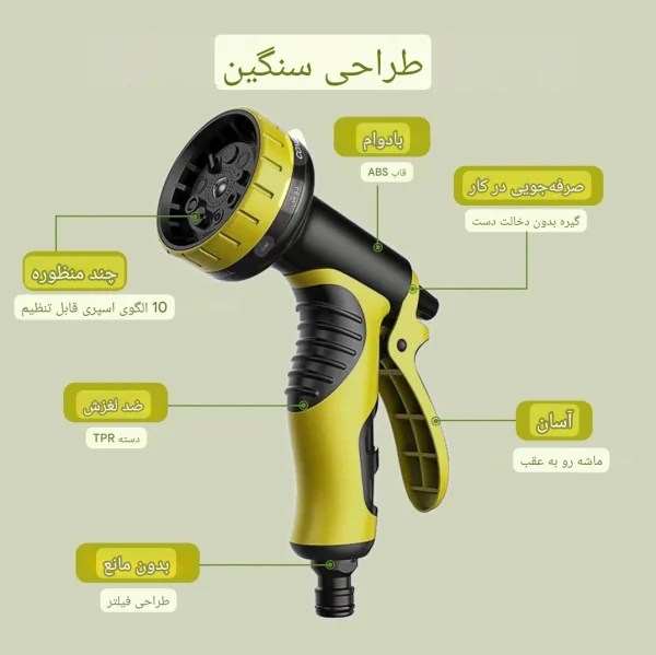 شلنگ باغبانی و چندکاره TOPWAYS - تصویر 3