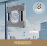 ربات شیشه‌ شور هوشمند iDEEBO G500 | پاک‌کننده اتوماتیک شیشه با سیستم اسپری دوطرفه - تصویر 3