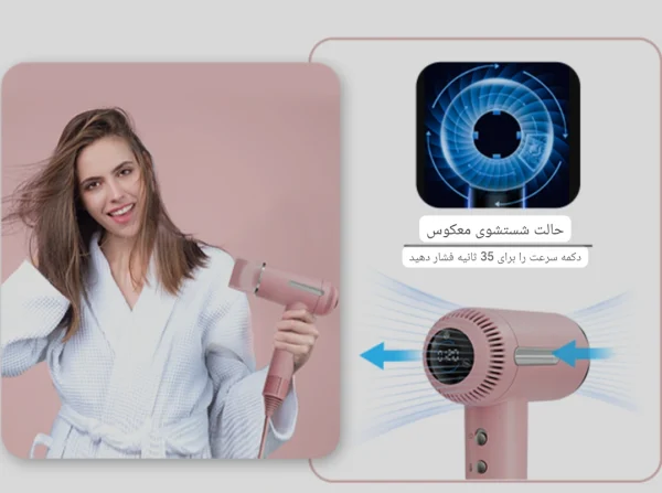 سشوار یونی Tensky مدل SKY-S200 - تصویر 7