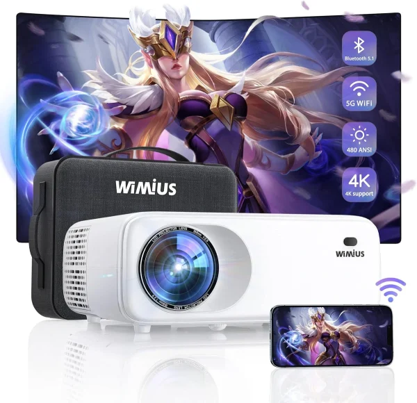 ویدئو پروژکتور WiMiUS W6 - تصویر 8
