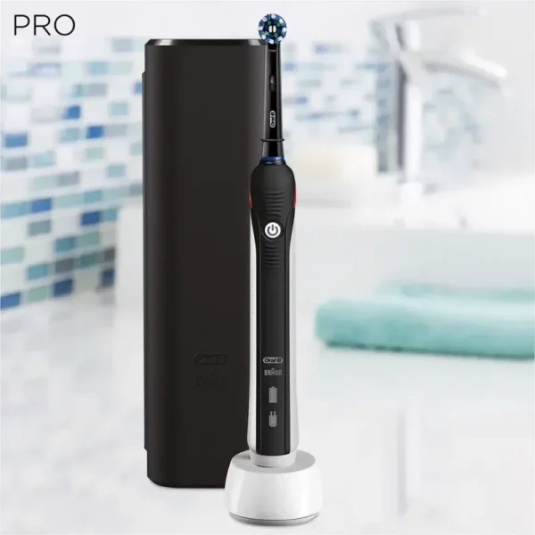 مسواک برقی اورال بی Oral-B مدل Clean & Protect ساخت آلمان + کیف نگهدارنده اورجینال - تصویر 4