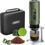 اسپرسوساز پرتابل شارژی HIBREW H4C مدل Explorer | اسپرسوساز مسافرتی کپسولی و پودری