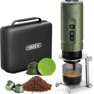 اسپرسوساز پرتابل شارژی HIBREW H4C مدل Explorer | اسپرسوساز مسافرتی کپسولی و پودری