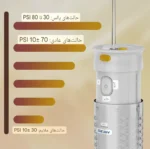 واترجت دندان Sejoy با سه نازل چرخان ۳۶۰ درجه
