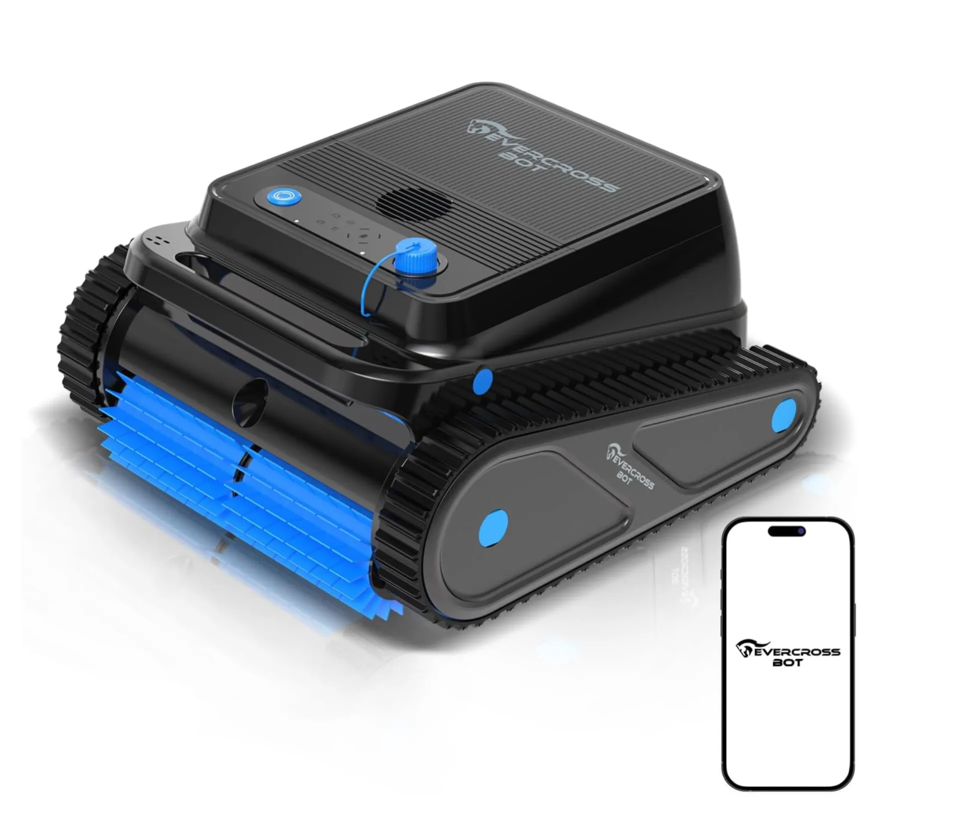جارو رباتیک استخری EVERCROSS BOT U8 | کف و دیوار استخر با کنترل اپلیکیشن اورجینال